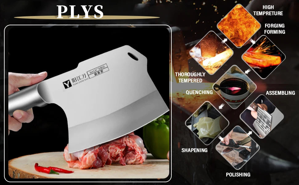Butcher Special Axe Chopping Bone Knife