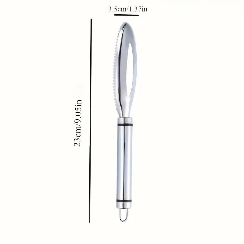 Pointed Fish Scaler, Removes Scales Quickly & Easily
