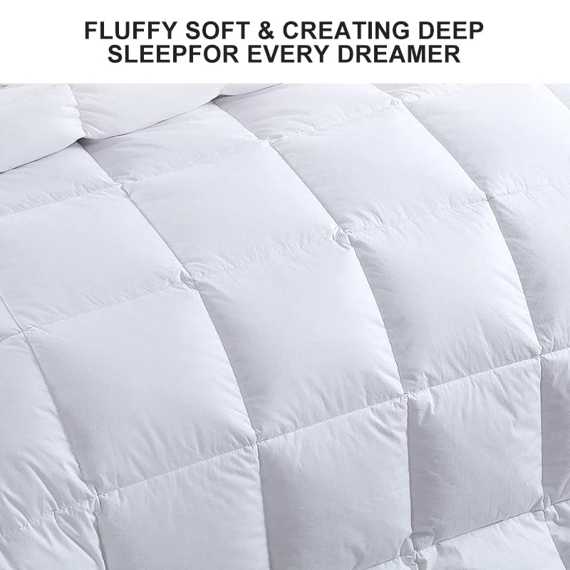 All Season Feather and Down Comforter