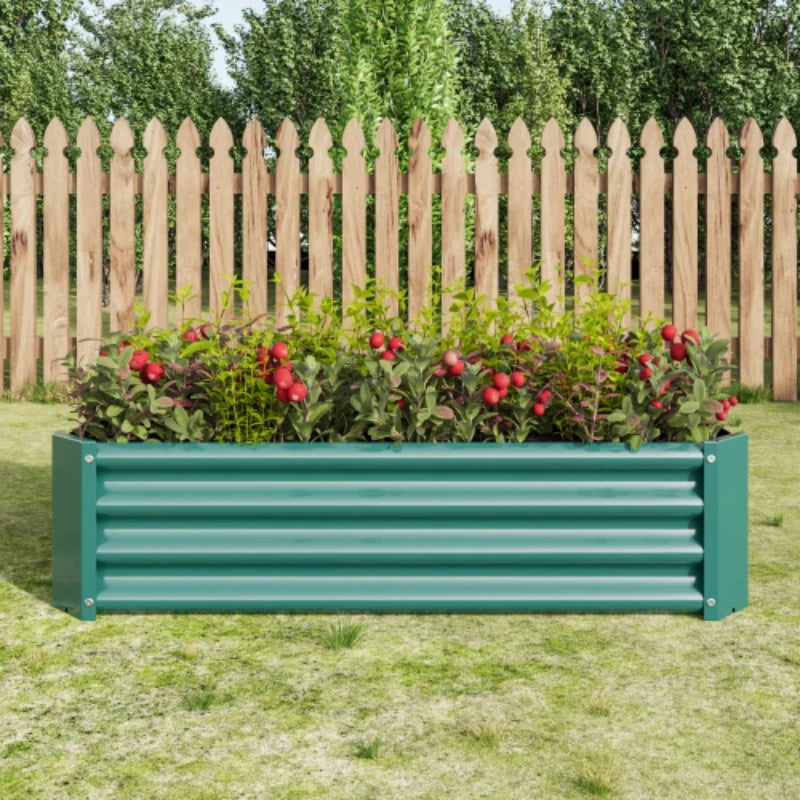 Garden metal elevated bed kit