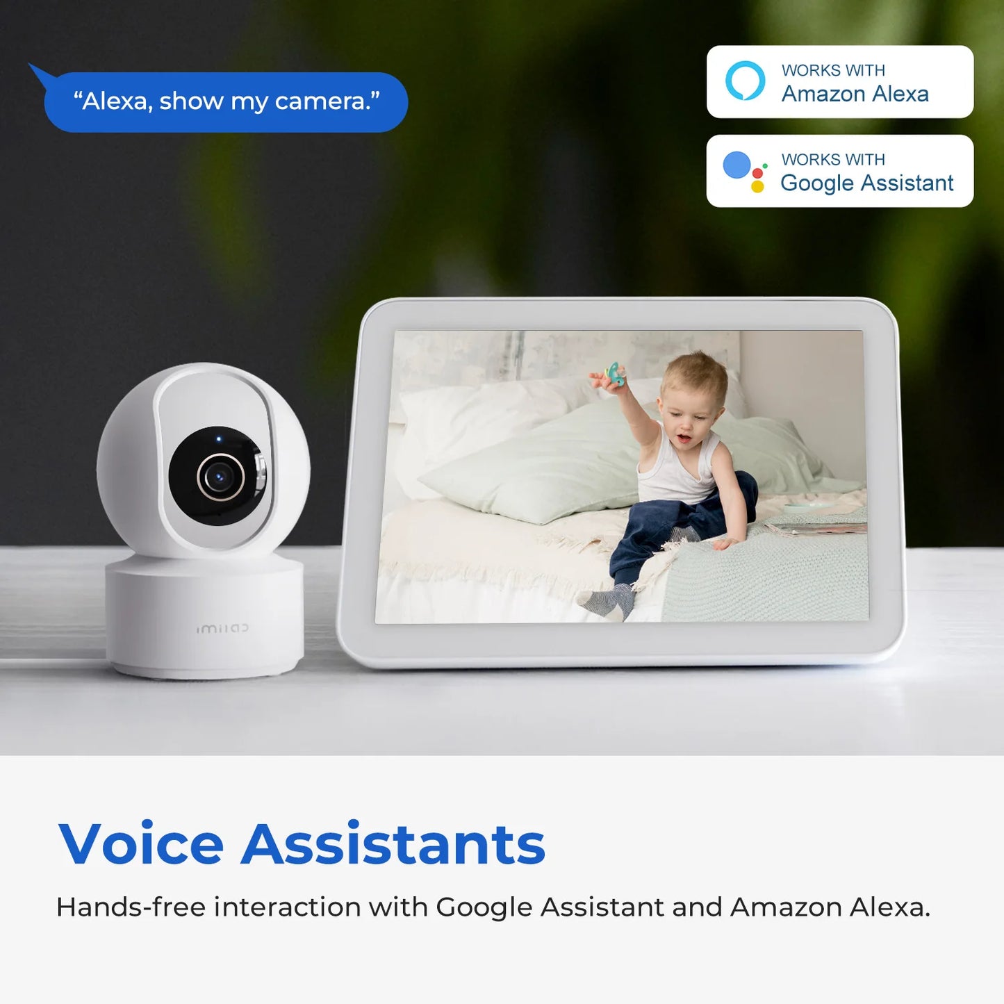 Indoor Camera with AI Detection Night Vision