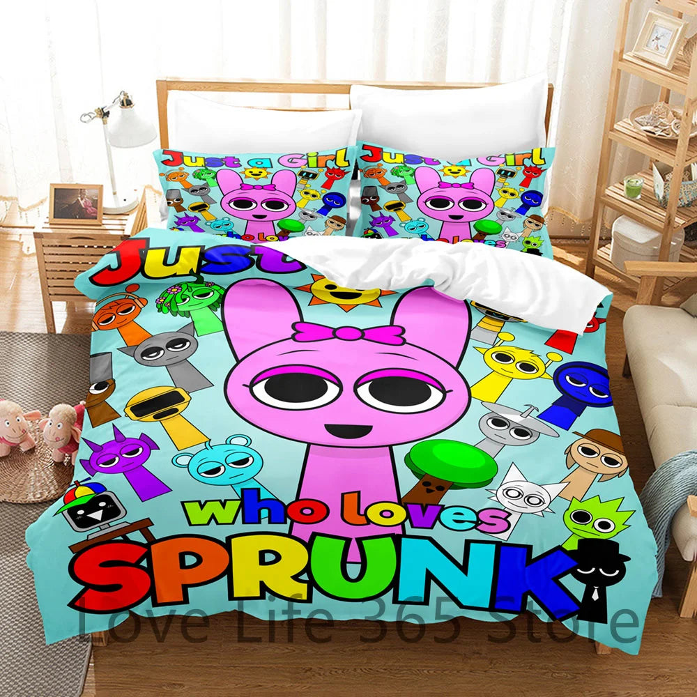Game Sprunki Bedding Sets