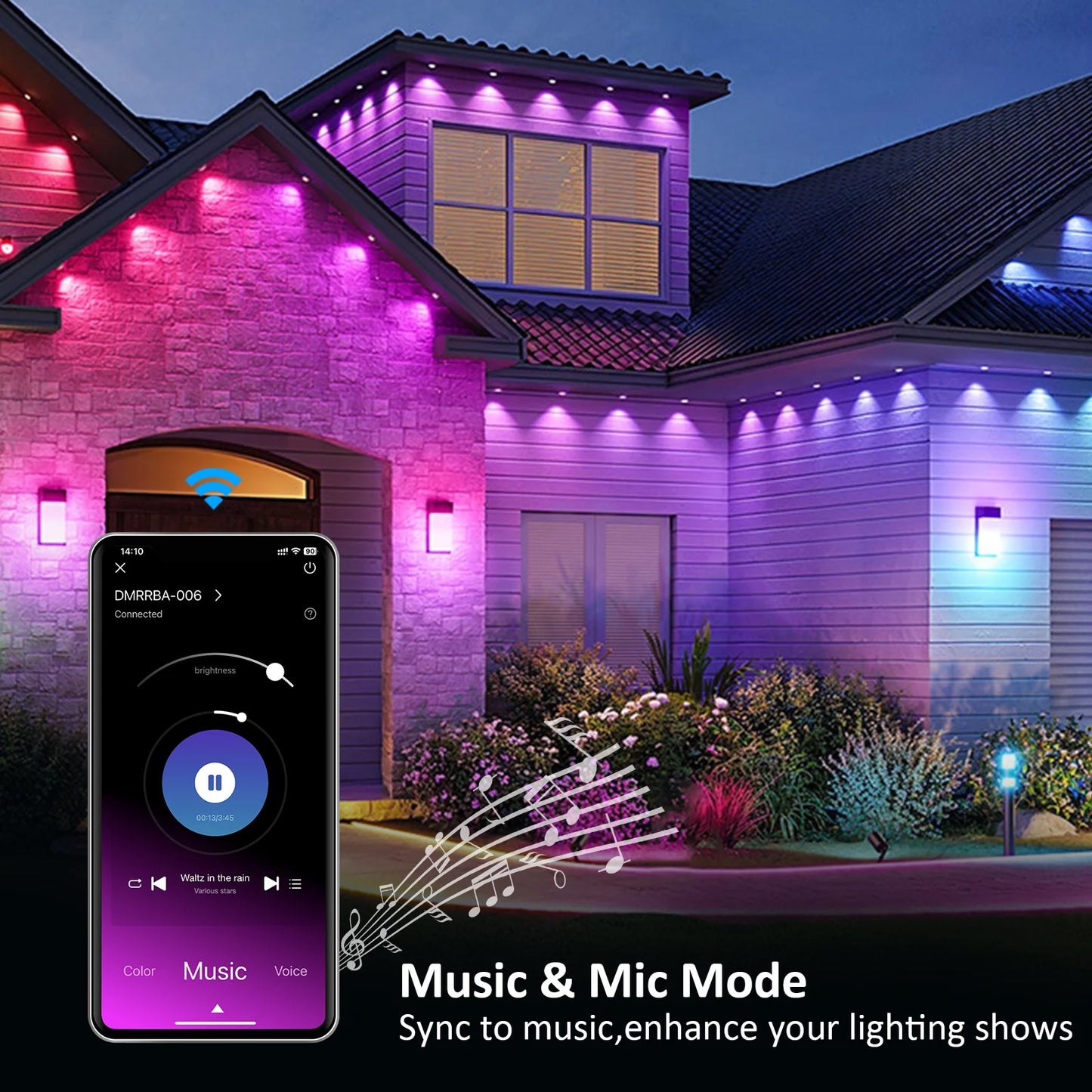 Patio LED Permanent Lights with App & Remote Control