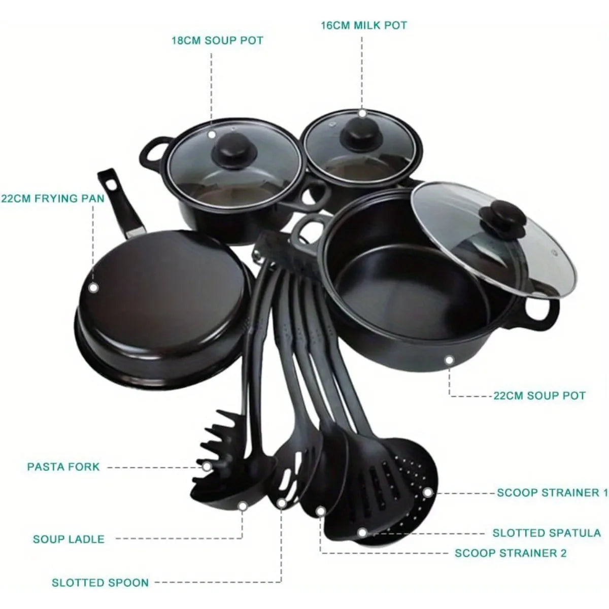 Non-Stick Pots and Pans Set