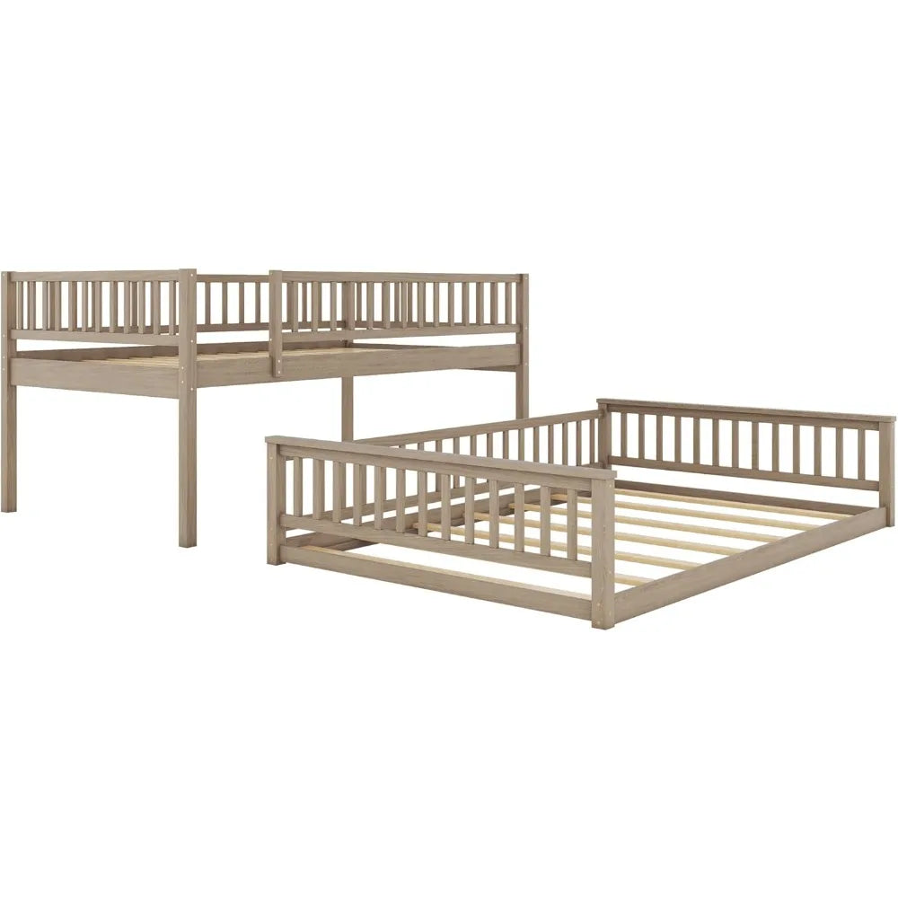 Full XL Over Queen Bunk Bed