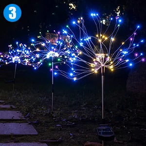 Patio Solar Firework String Lights