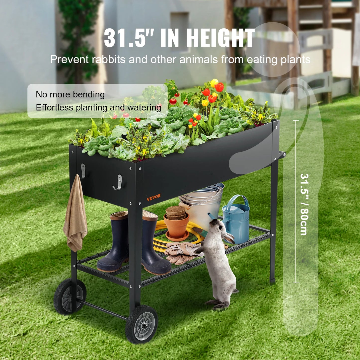 Raised Garden Bed with Legs