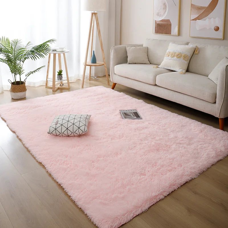 Fluffy Carpet Modern Home Decor Mats Thickened Non-Slip