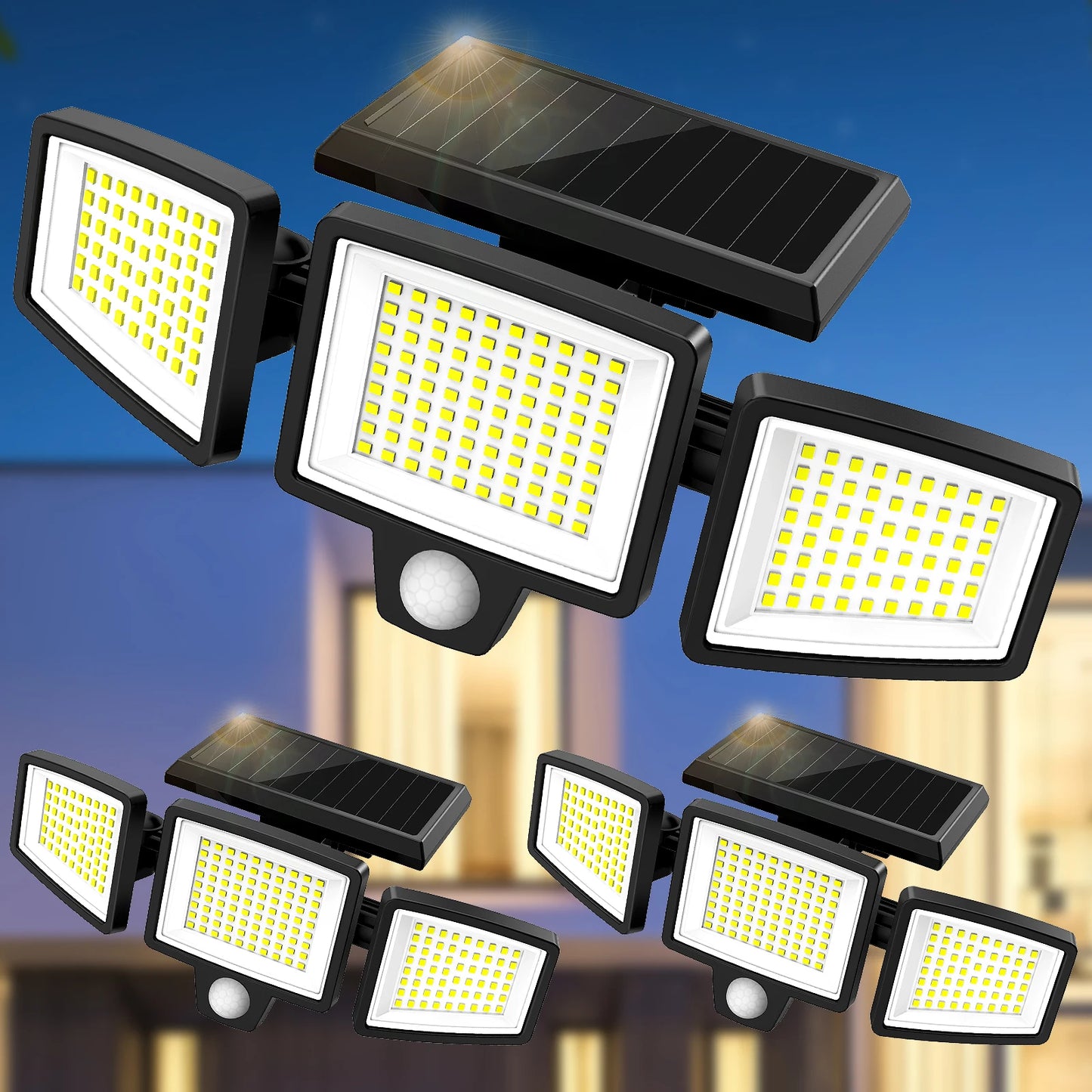 Outdoor Solar LED Lights with Sensors