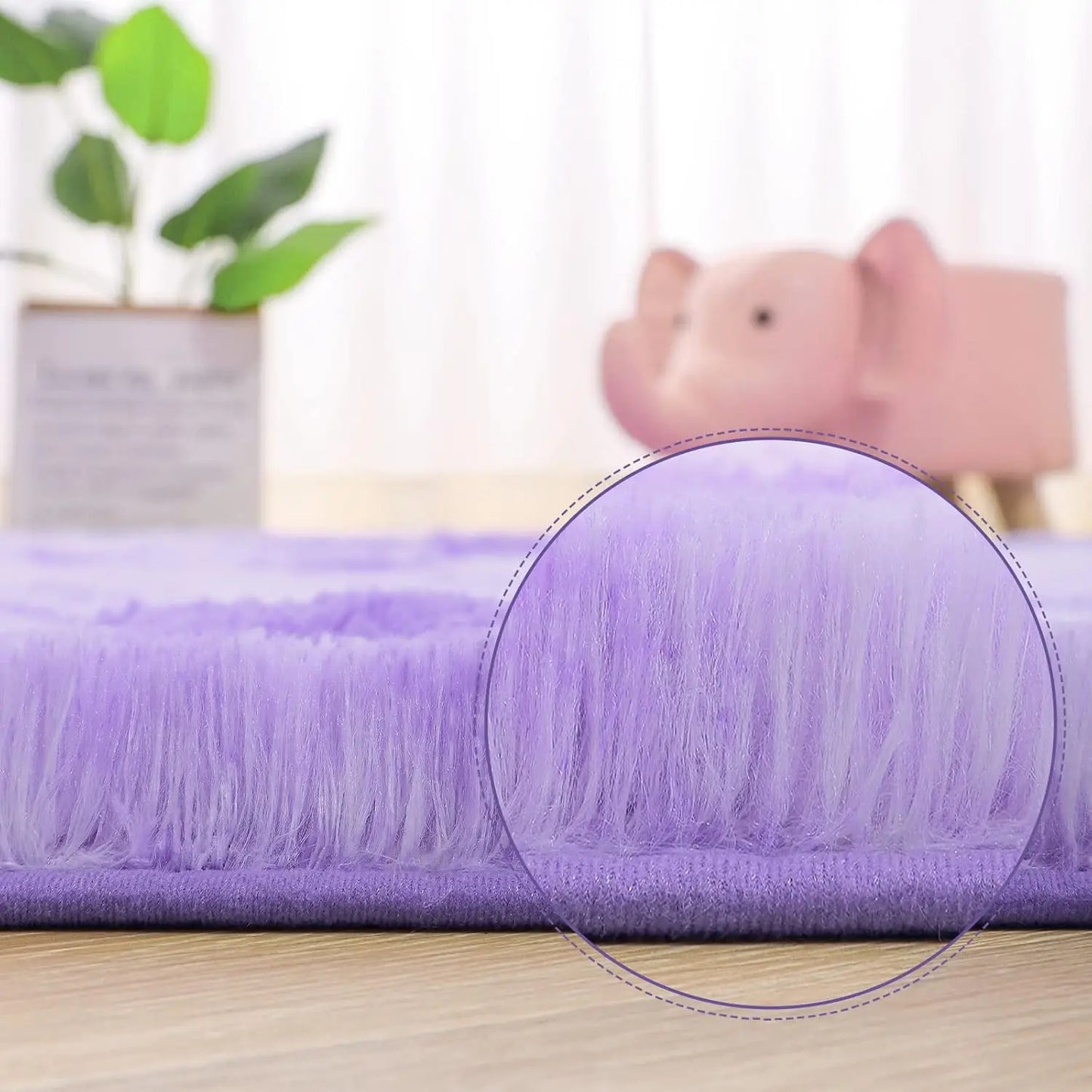 Bedroom Fluffy Fuzzy Runner Soft Rugs