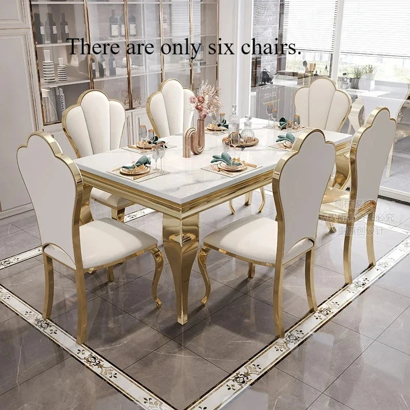 Marble Luxury Dining Table a Unique Gold