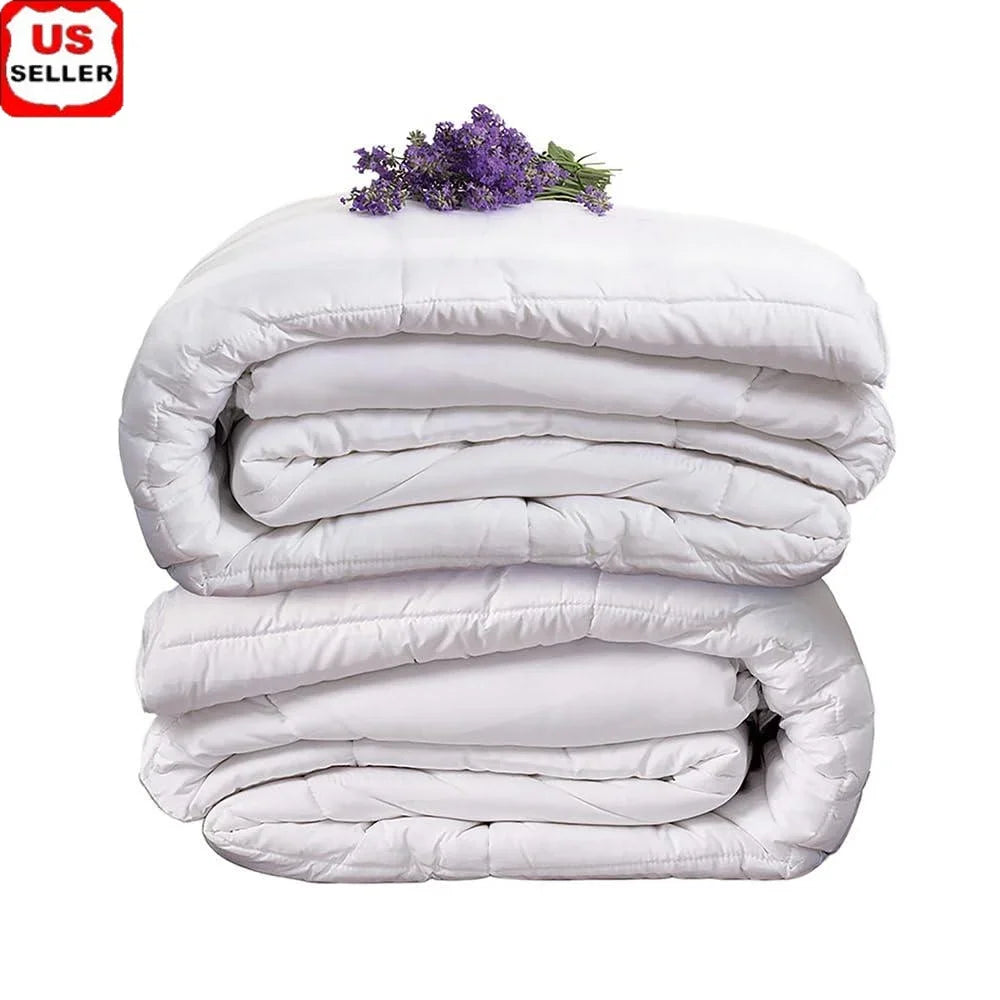 All-Season Soft Low-Loft Duvet Comforter with Anchor Loops