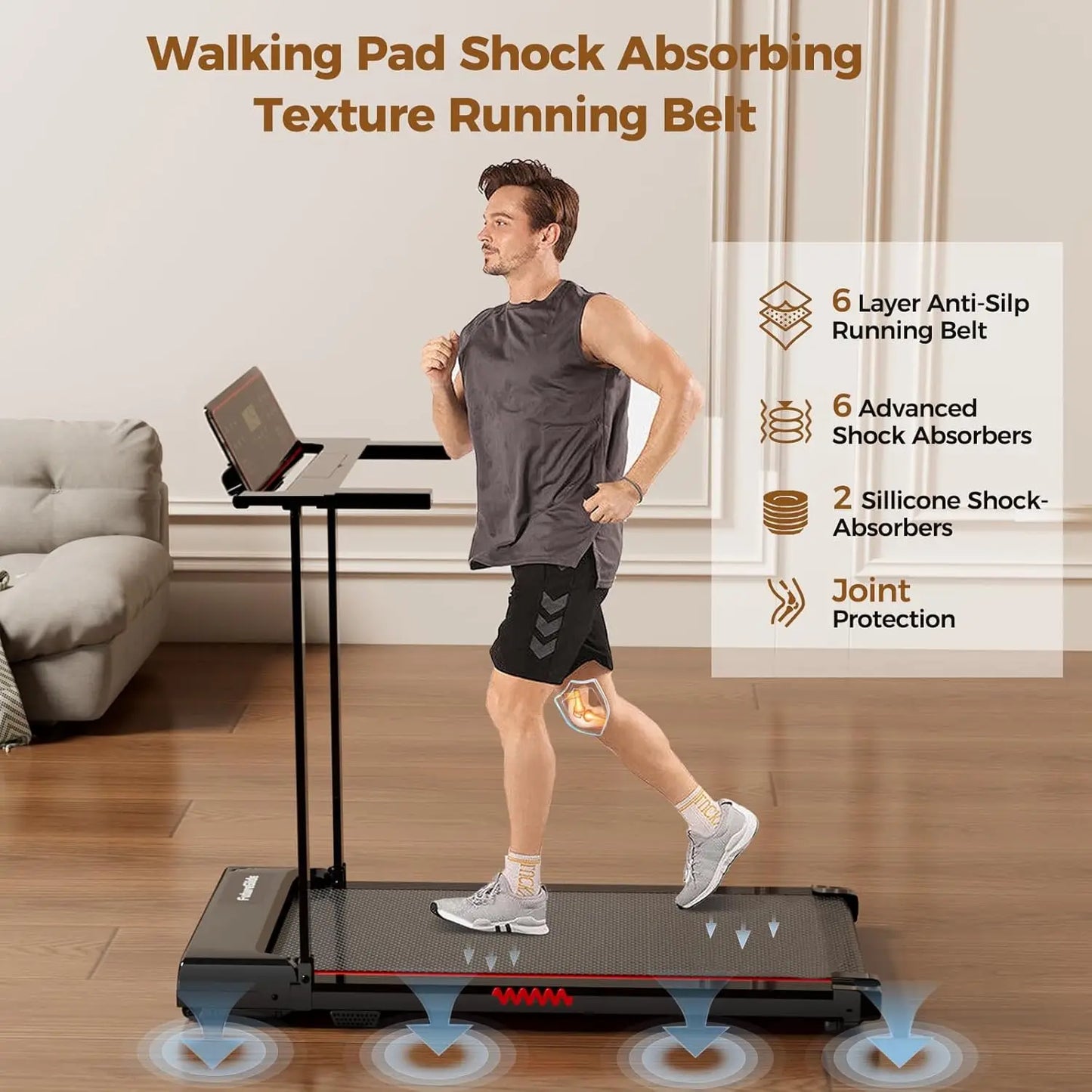 Treadmill With Handle
