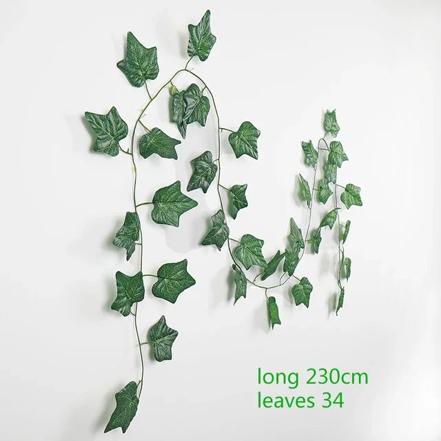 Artificial Green Silk Ivy Hanging Vines