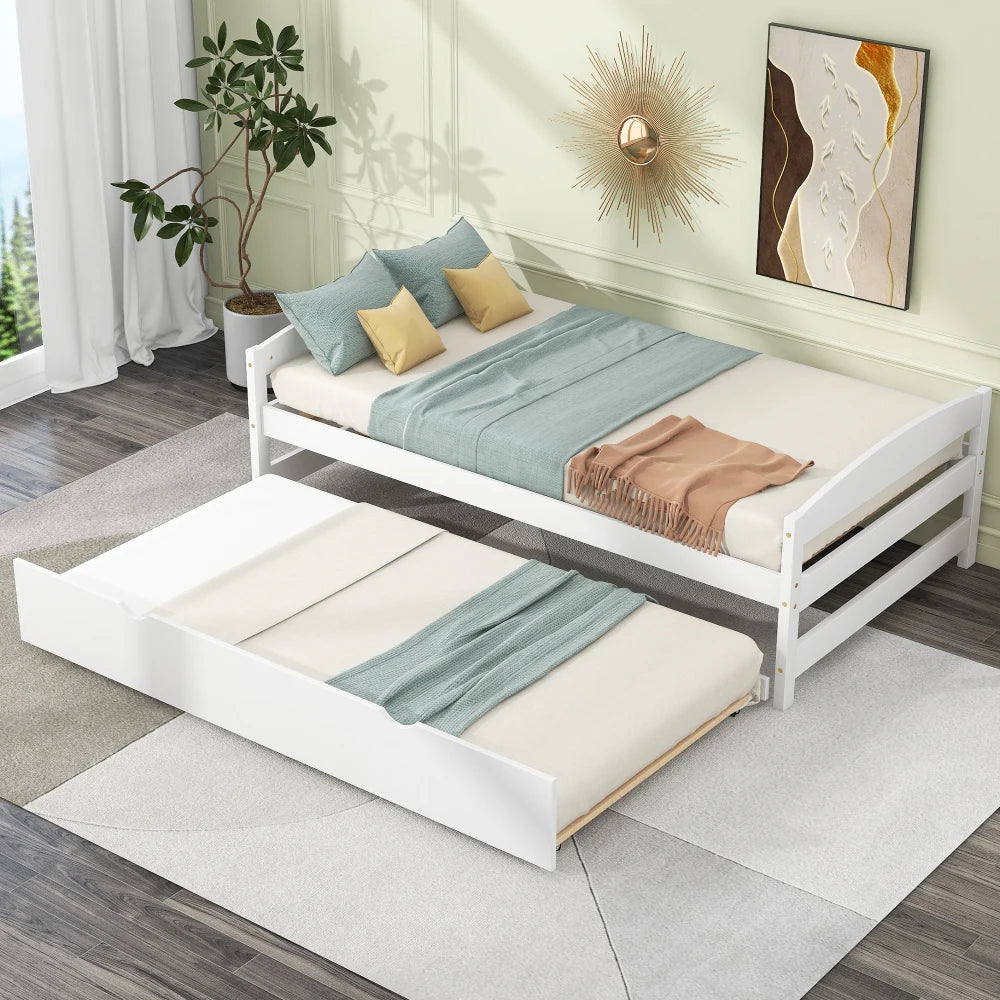 Twin Size Boys Bunk Platform Bed