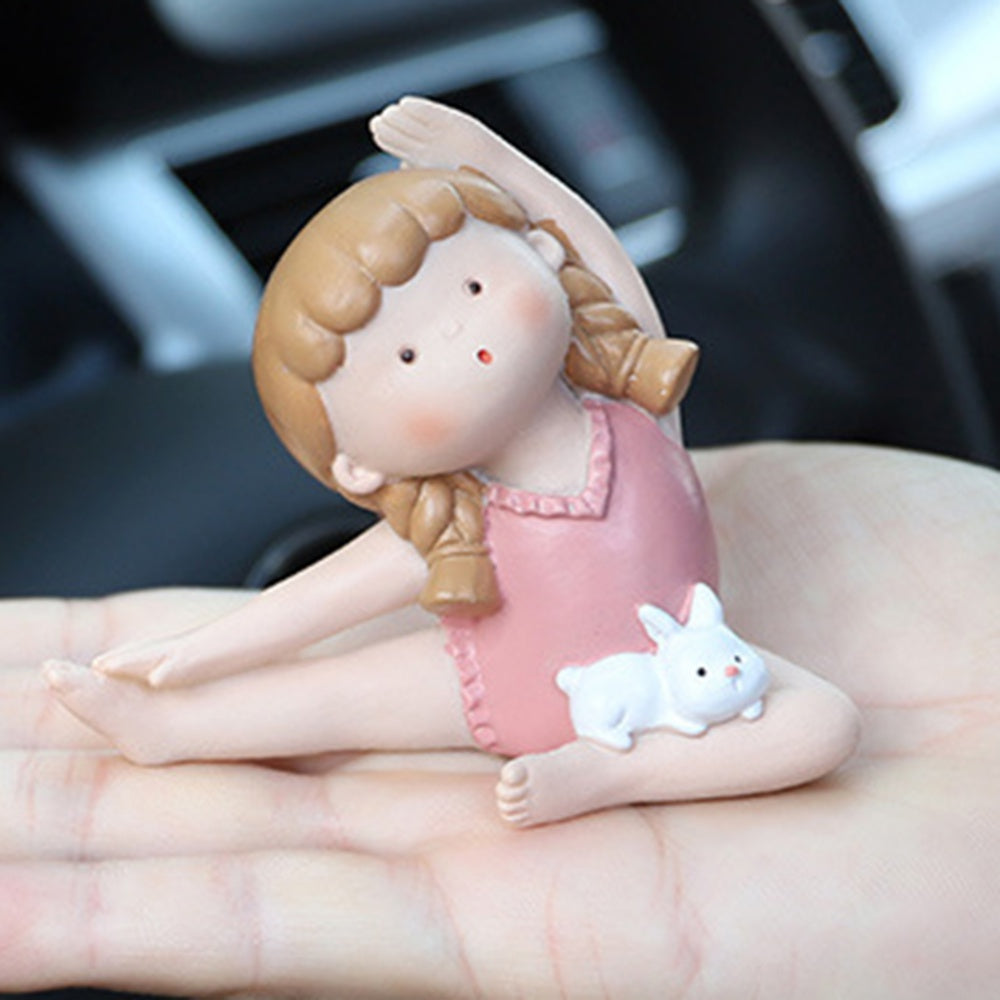 Girl Bedroom Decor - Bunny Girl Figurines Statue