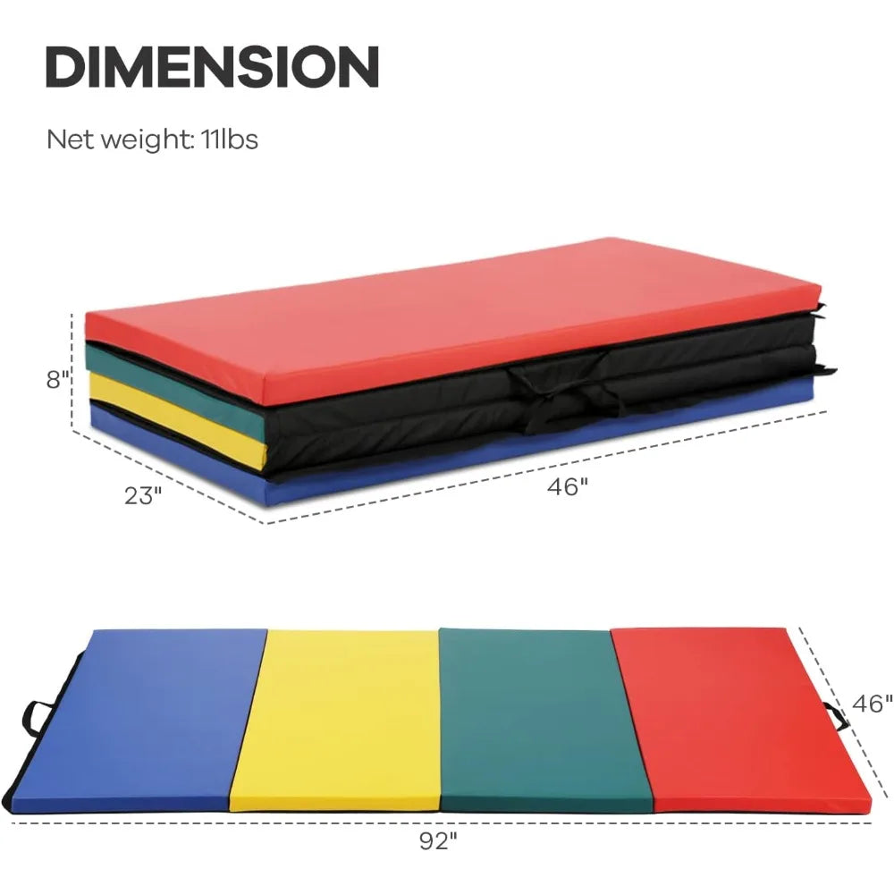 4 Panel Folding Exercise Mat