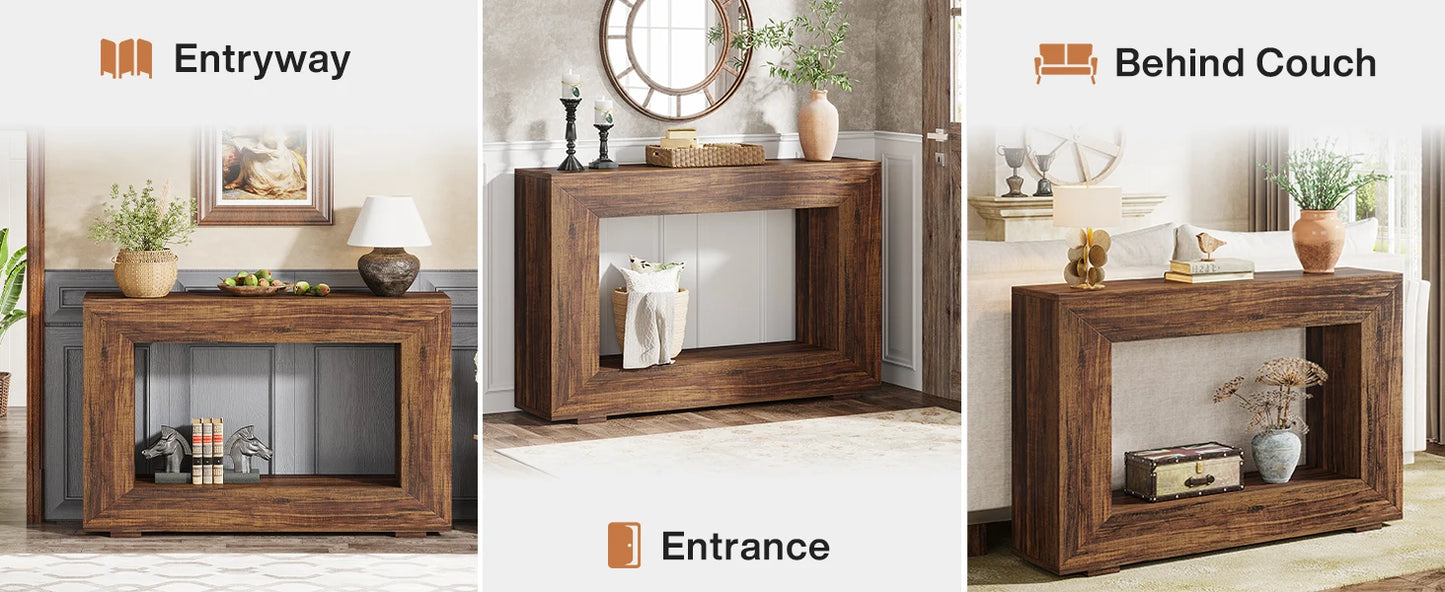 Entryway Console Table with Storage