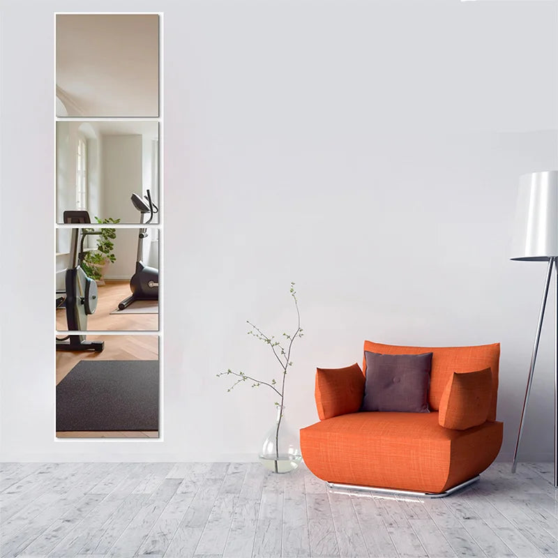 Acrylic 3D Self-adhesives Mirror Sheet Wall Sticker