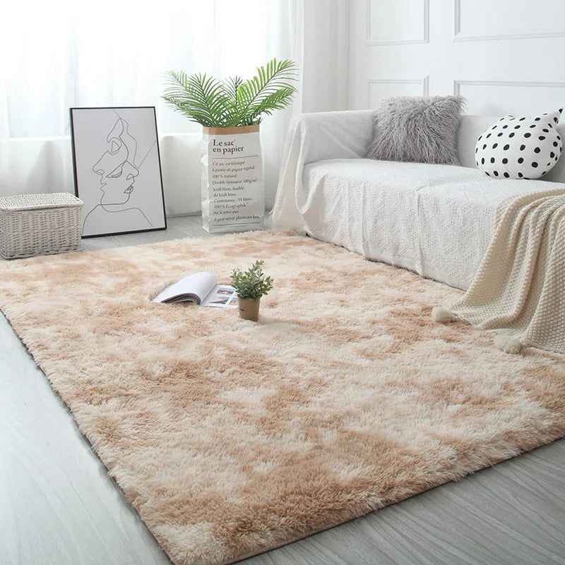 Fluffy Carpet Modern Home Decor Mats Thickened Non-Slip
