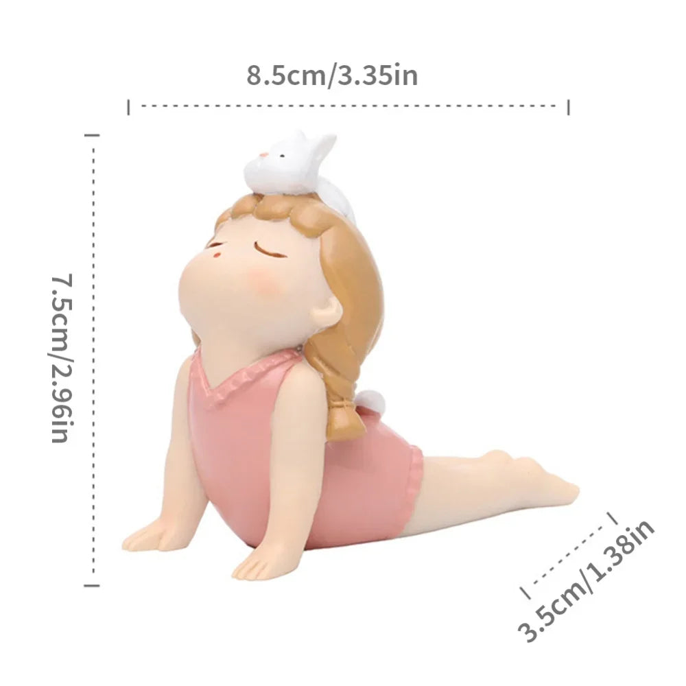 Girl Bedroom Decor - Bunny Girl Figurines Statue
