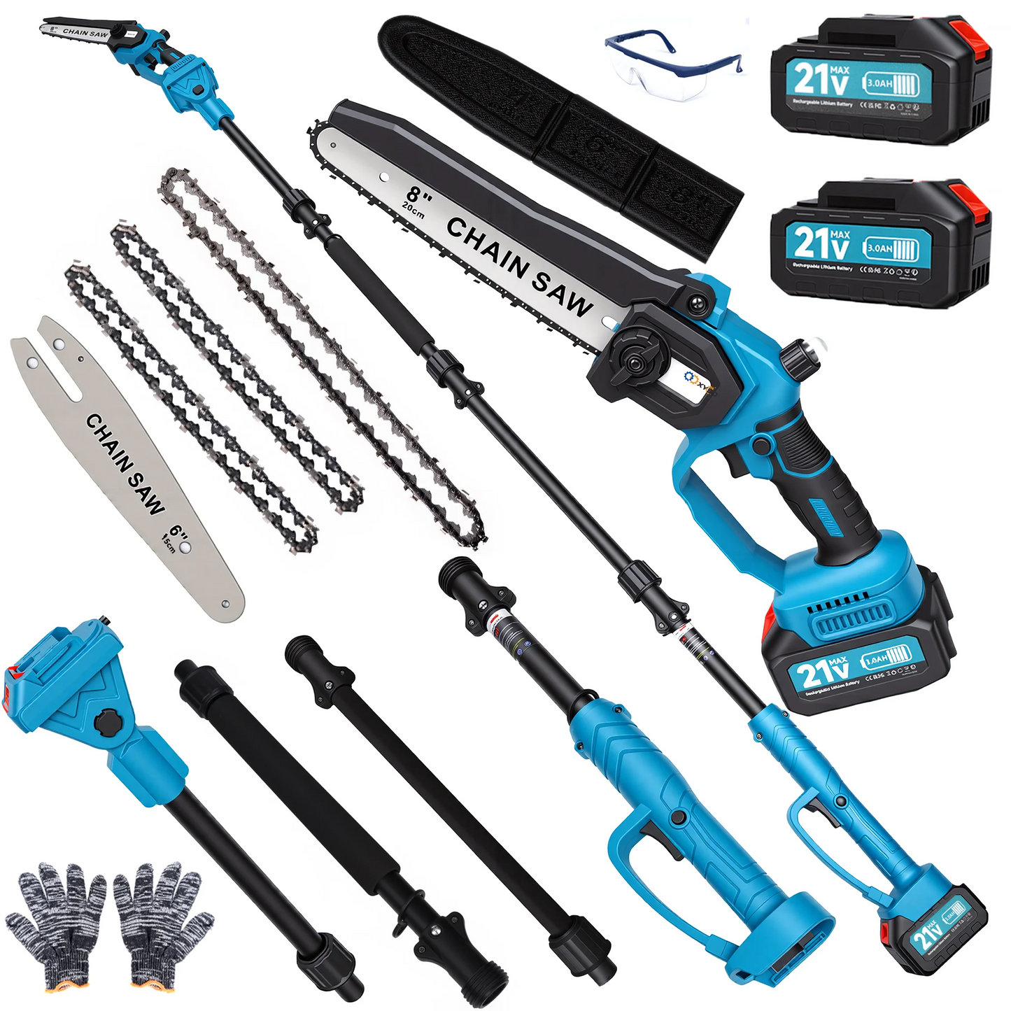 Electric Pole Saws with Extension Pole