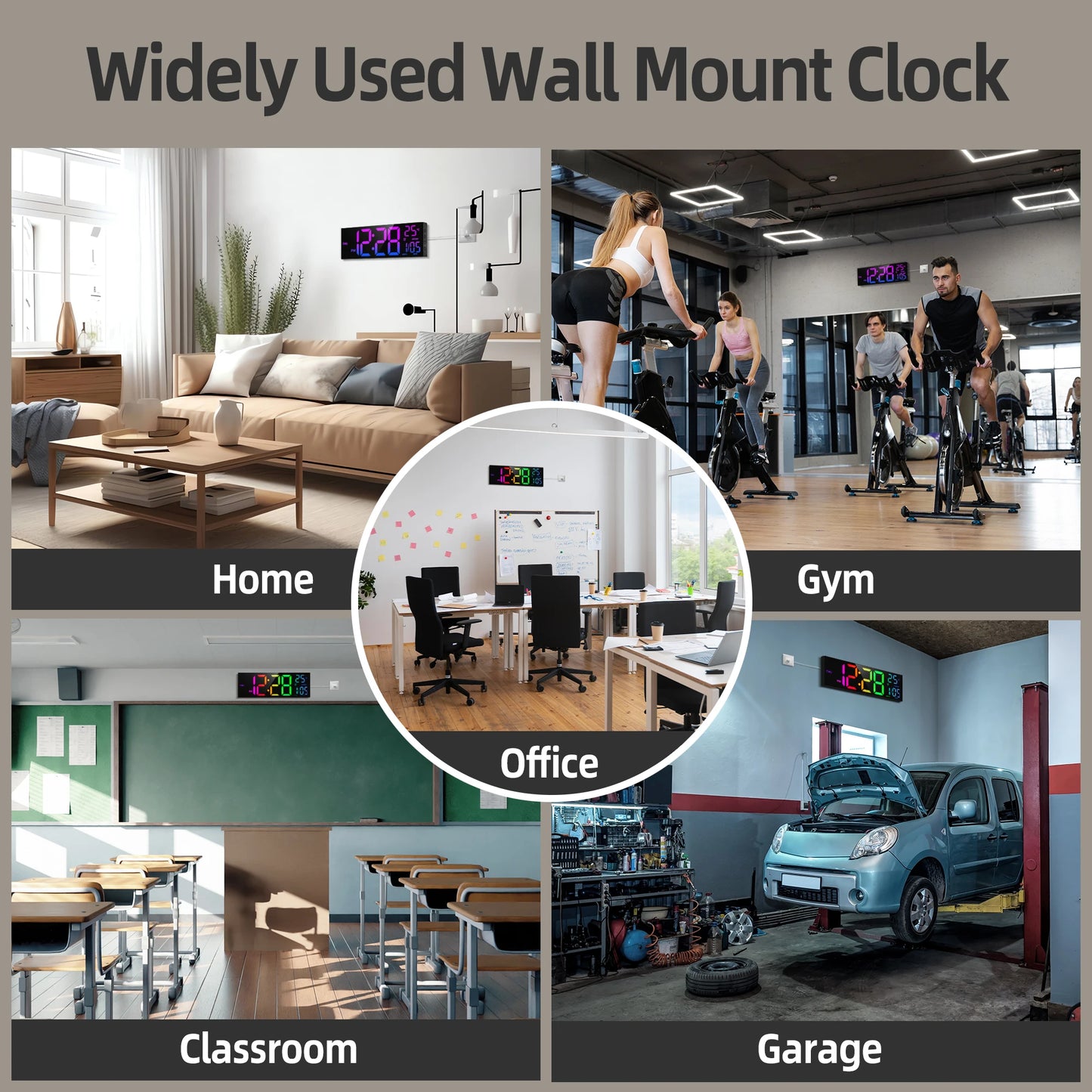 Big LED Display with Remote Clock