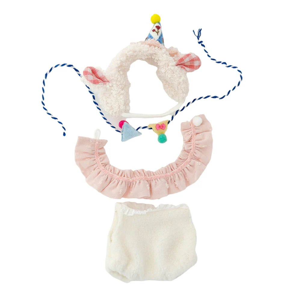 Mini Labubu Dolls Outfit Clothes Accessories without Doll