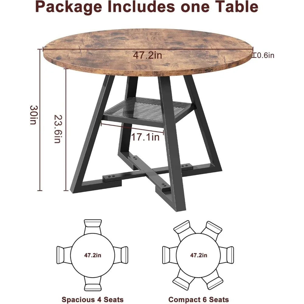 Dining Room Circle Dinner Pedestal Table