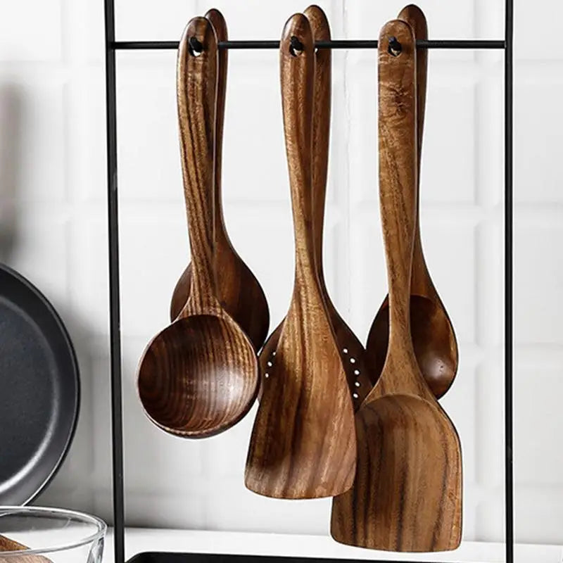 Natural Wooden Cooking Spoons