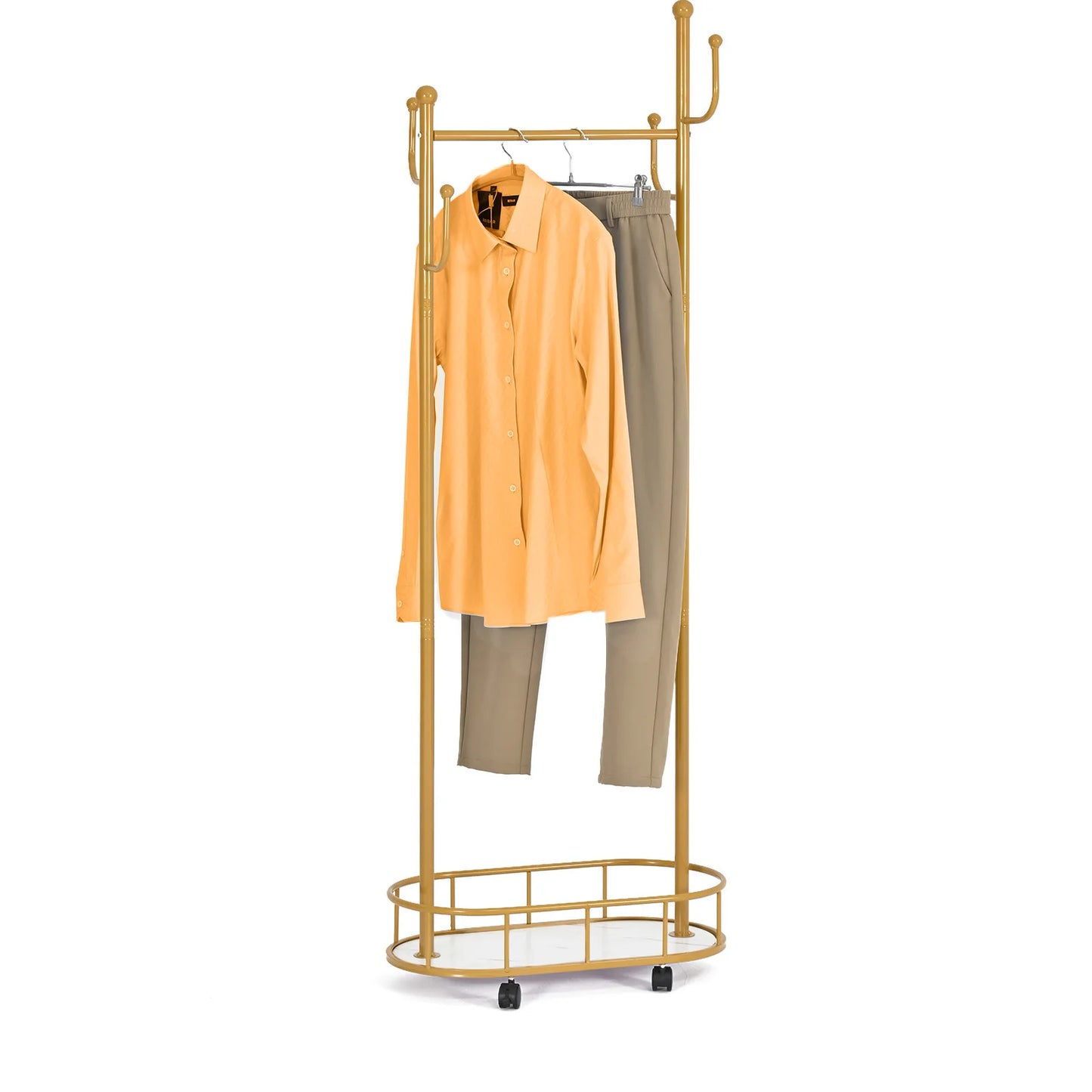 Rolling Garment Rack Organizer