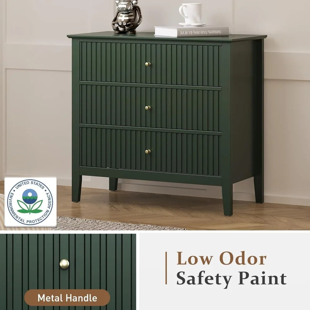 Fluted Drawer Dresser