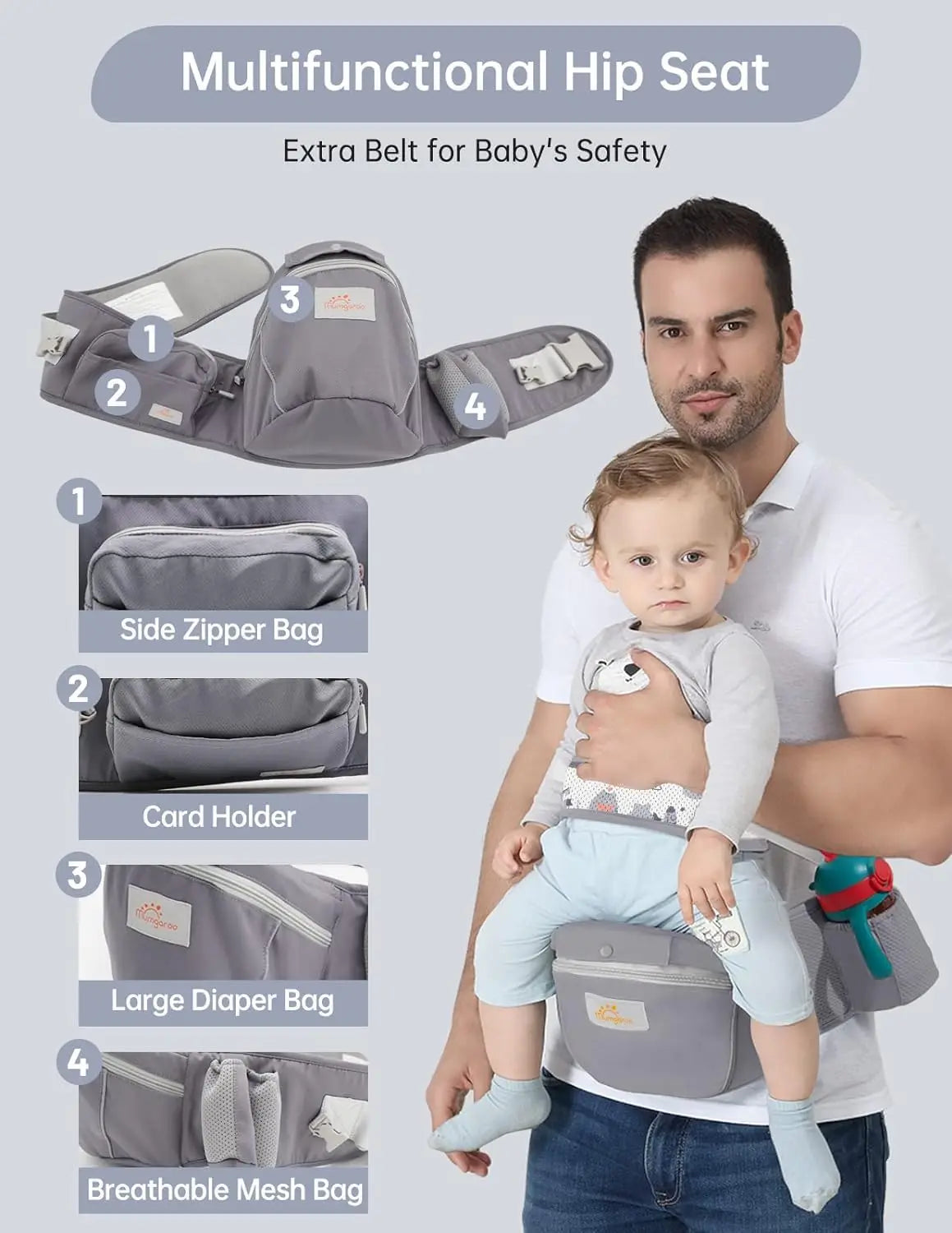 Newborn Baby Toddler Carrier