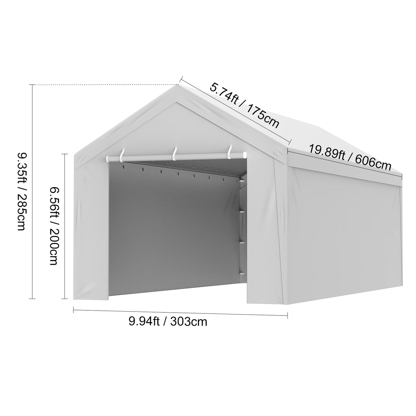 Heavy-Duty Carport Replacement Canopy Cover