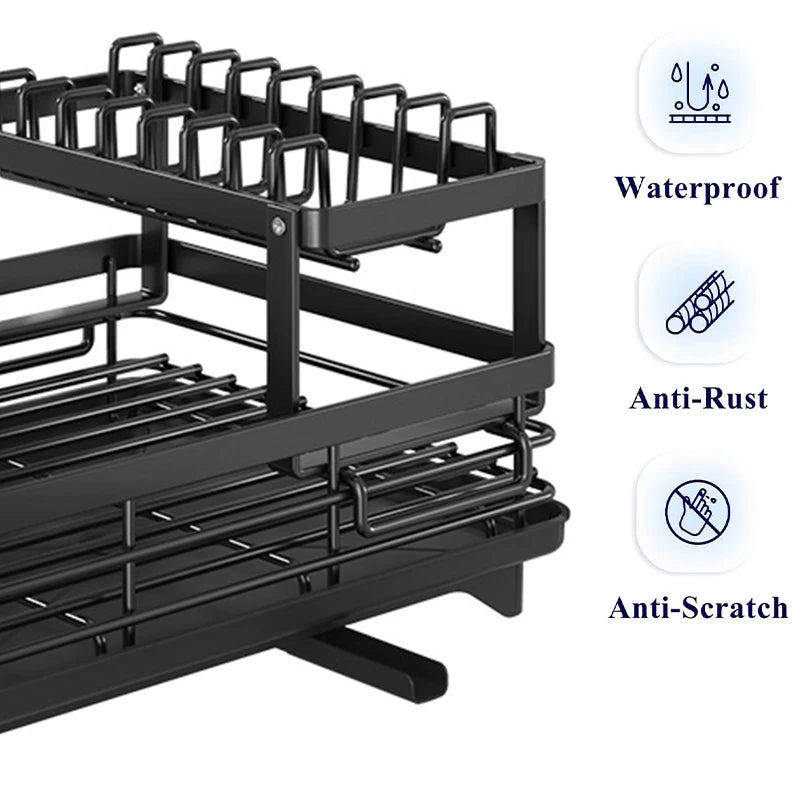 Kitchen Counter Dish Drying Rack