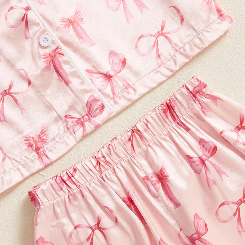 Baby Girl Silk Pajama Set