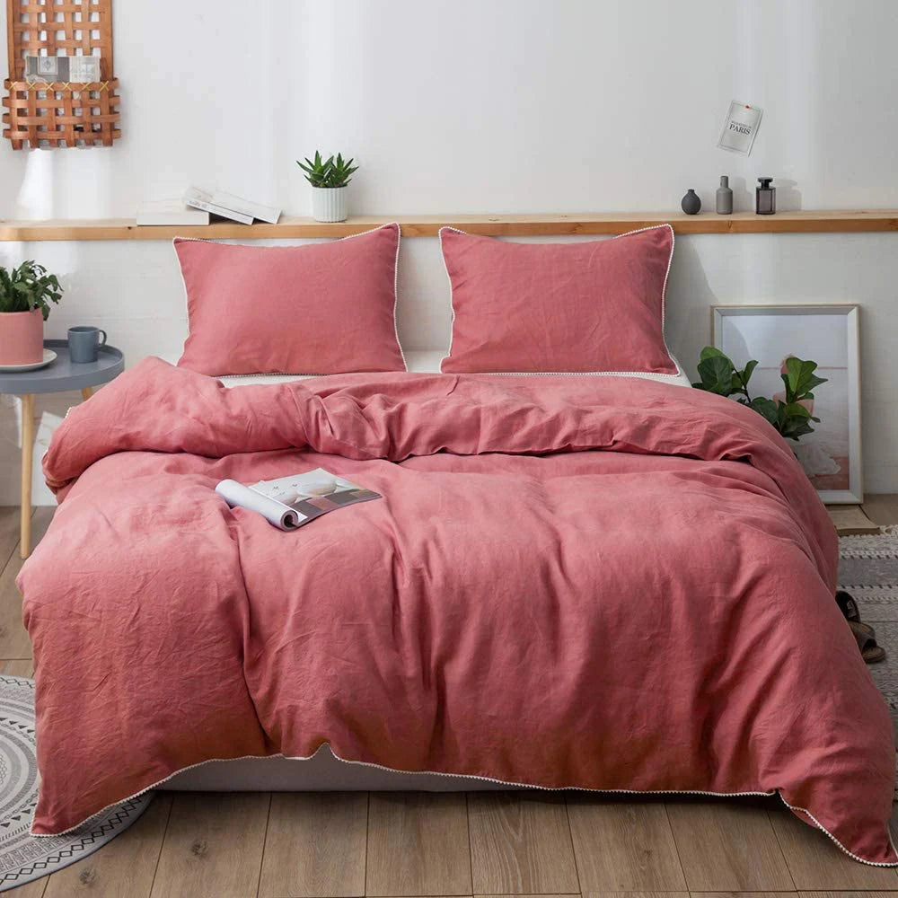100% Linen Bedding Set