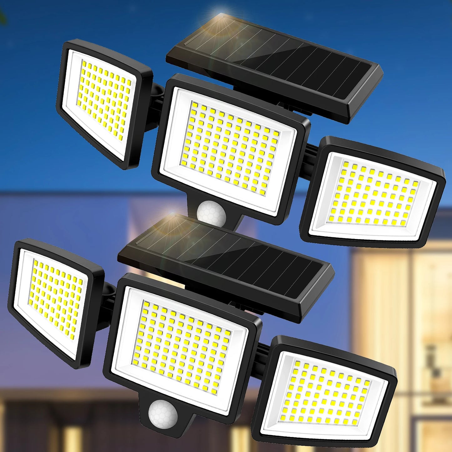Outdoor Solar LED Lights with Sensors