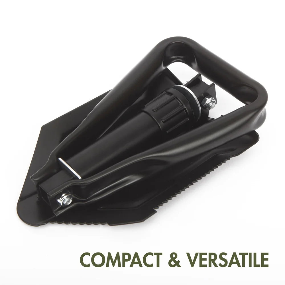 Heavy Duty Folding Shovel Steel Serrated Edge