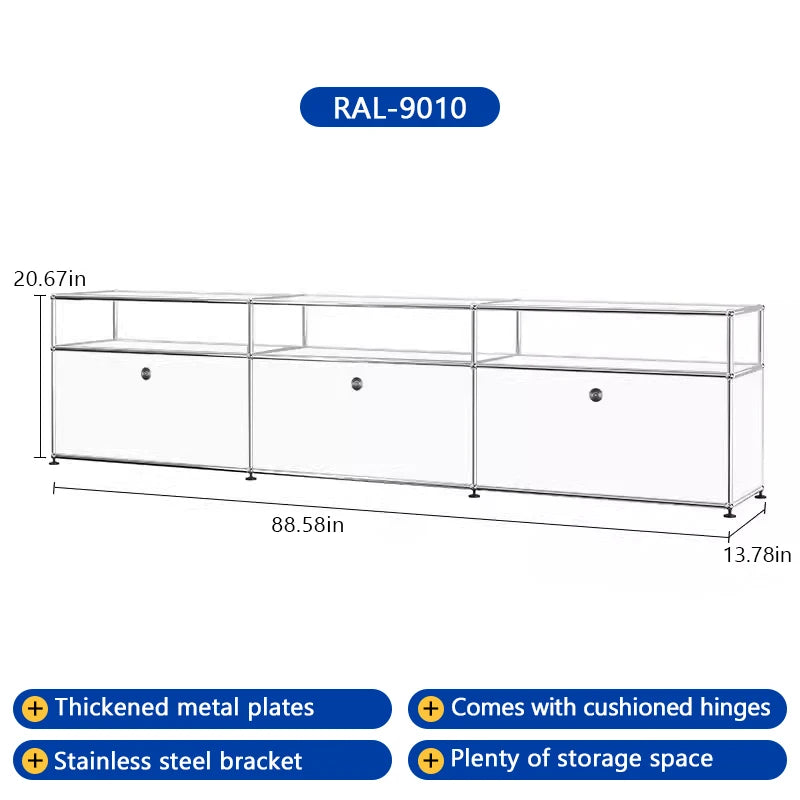 Tv Metal Stand Storage Cabinets