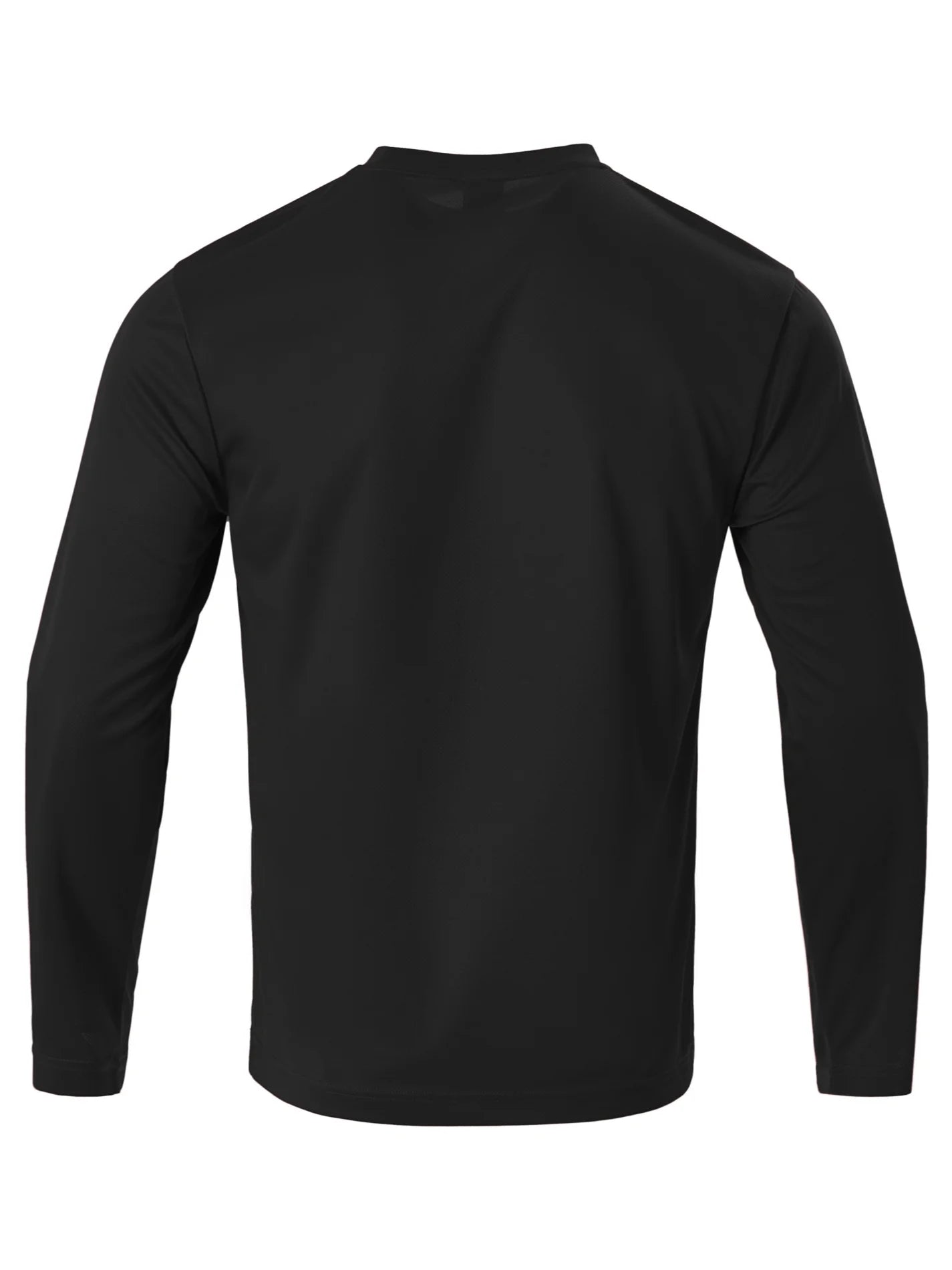 Men's Solid Color Round Neck T-shirt for Fitness and Running