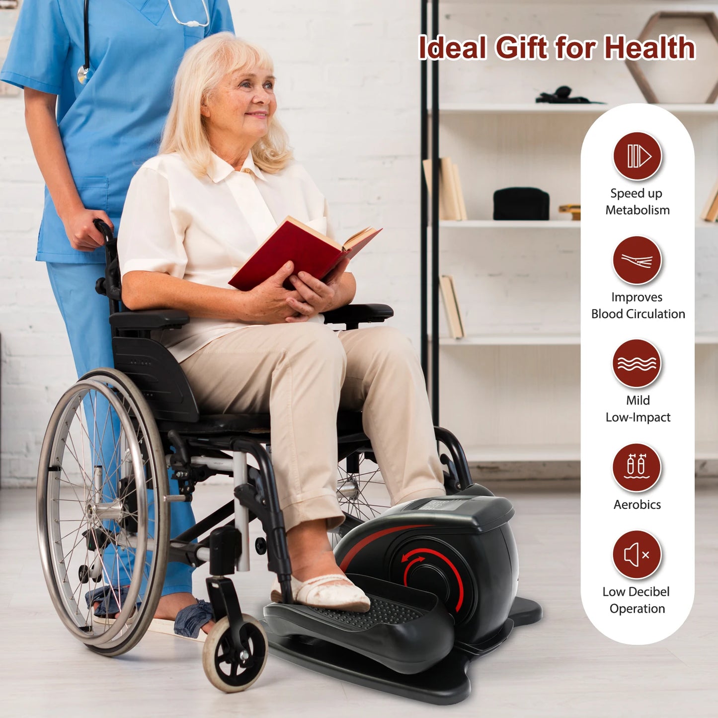 Electric Elliptical Machine Pedal Exerciser