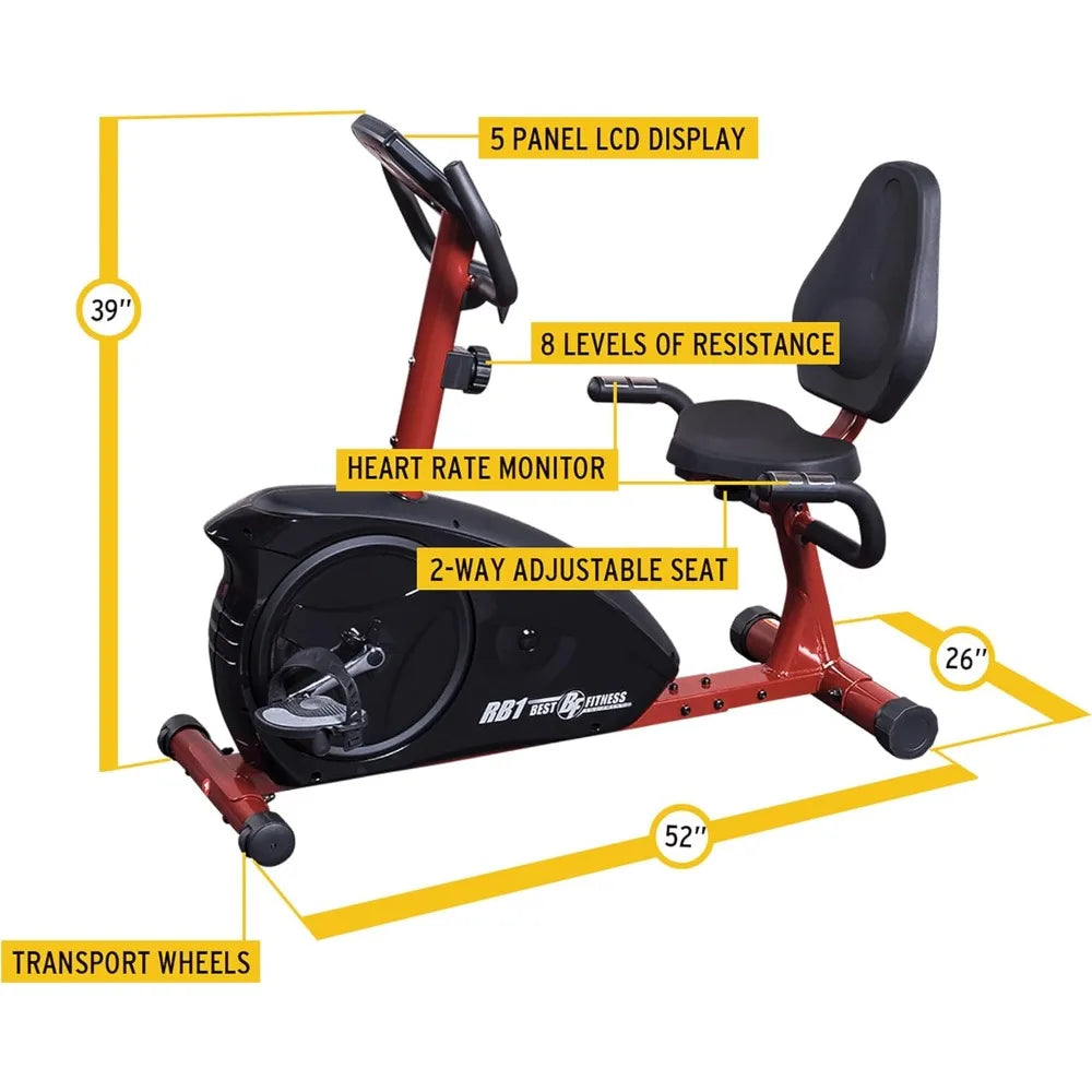 Recumbent Exercise Bike for Home