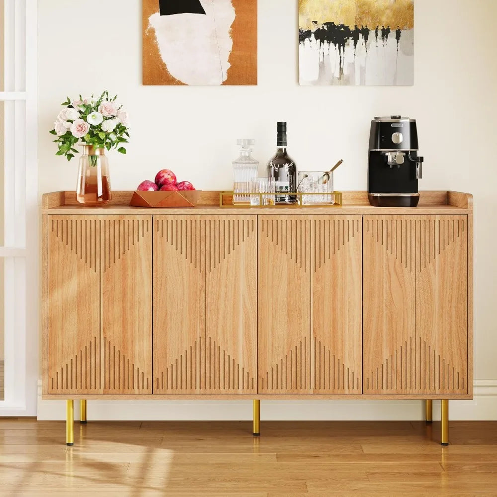 Sideboard Buffet Freestanding Coffee Bar Table
