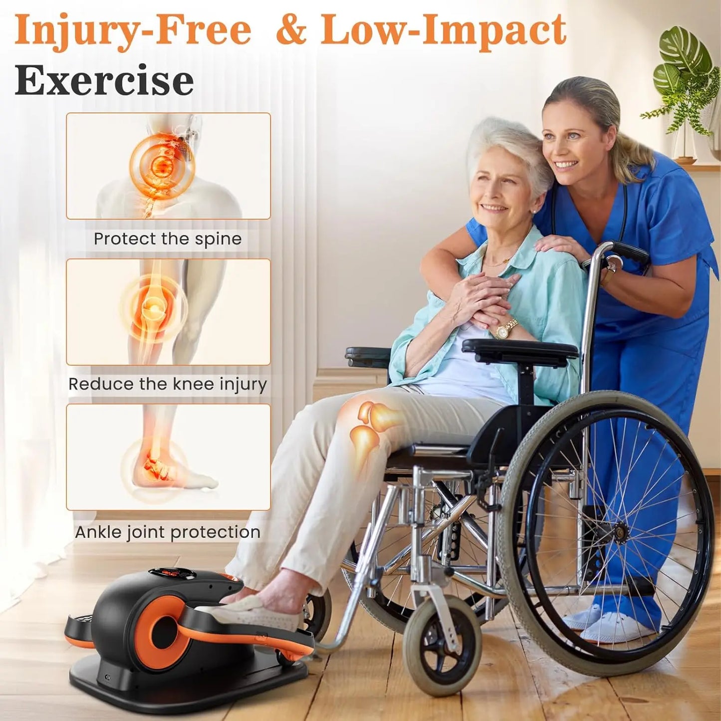 Elliptical Exerciser with Remote Control