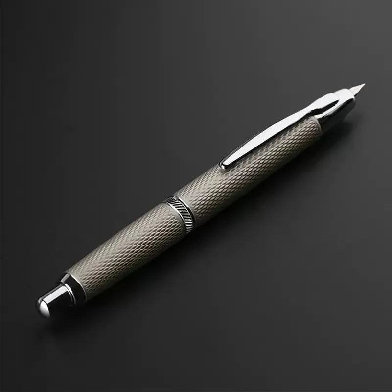Press fountain pen