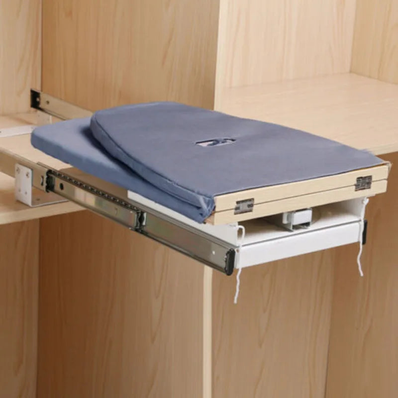Retractable Rotating Ironing Board Pull-out Storage Cabinet