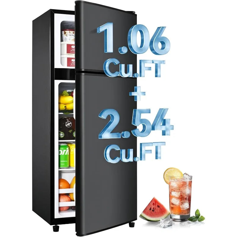 Fridge with Freezer with 6 Level Thermostat