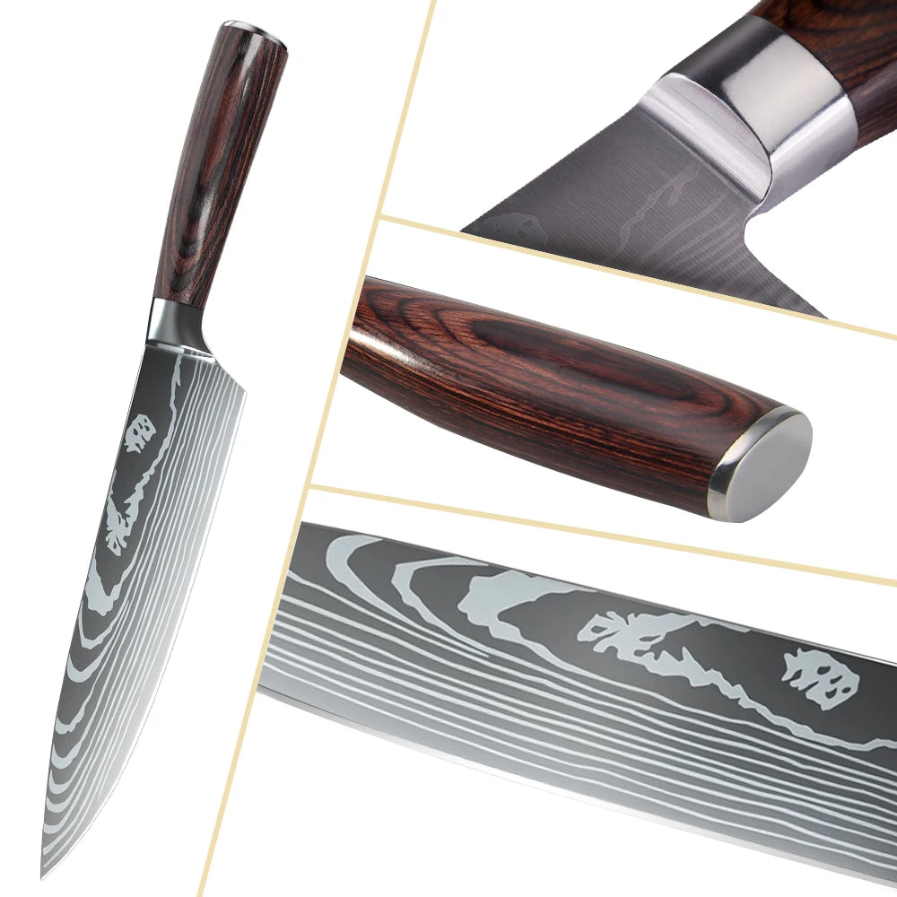 Japanese Kitchen Knives Set