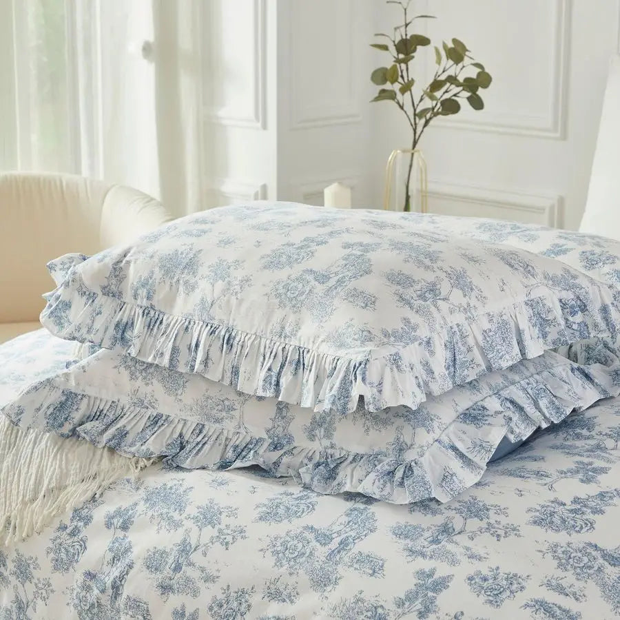French Country Toile Duvet Cover Set